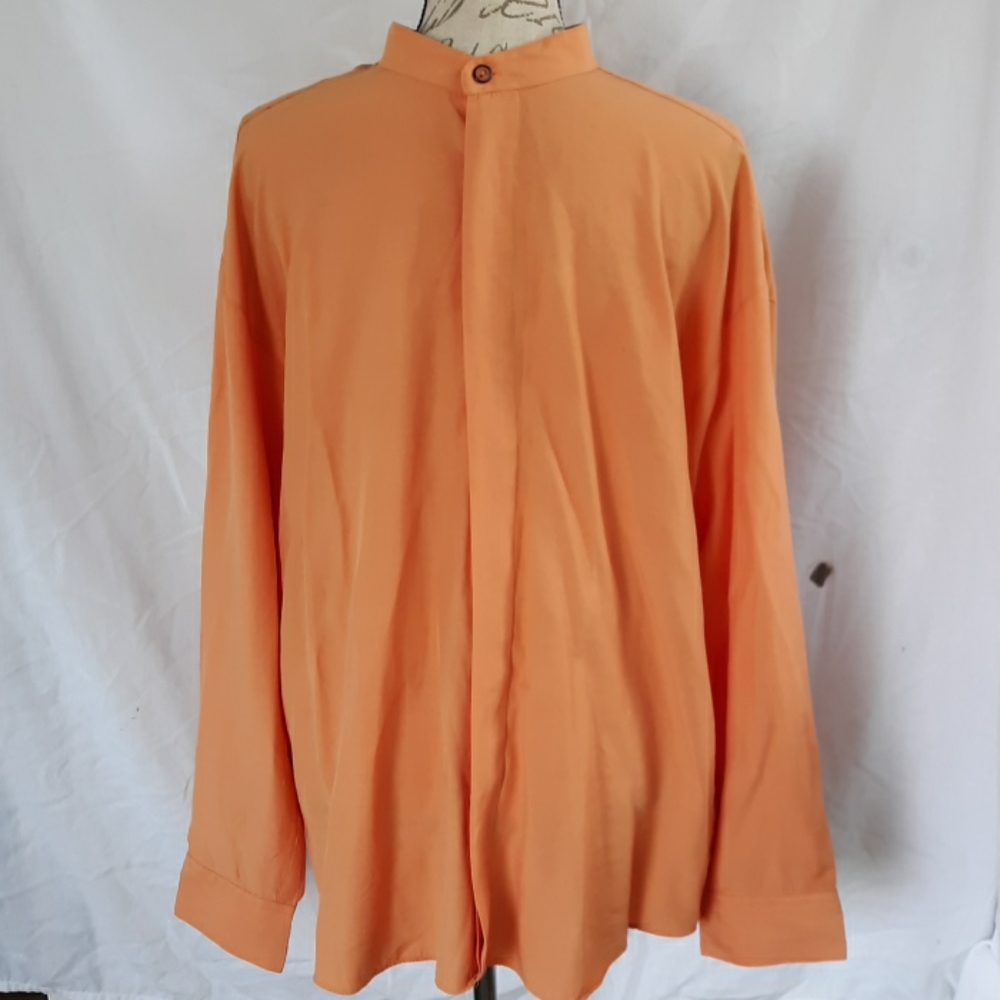 Domani Collection Men Size L 16 16 1/2 Shirt
